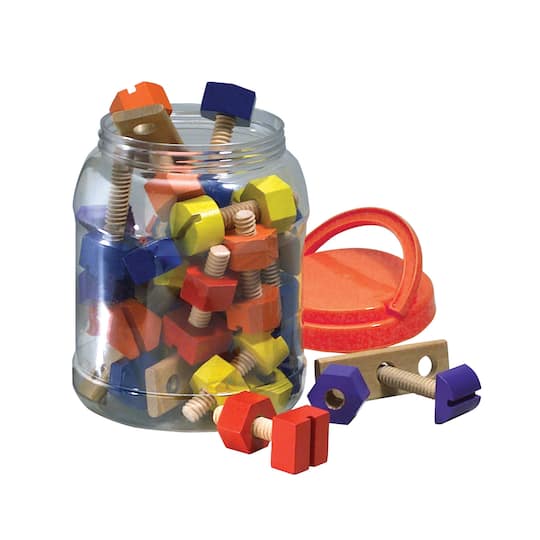Wooden Nuts &#x26; Bolts Set